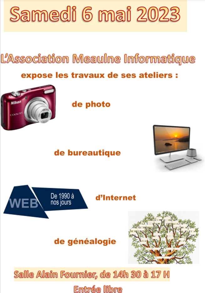 Expo Ateliers Association Meaulne Informatique Site De La Commune De